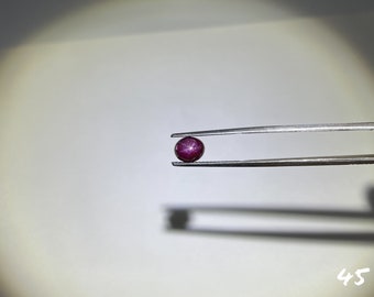 Cabochon Natural Red Star Ruby - Oval High Dome