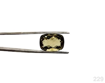 Faceted Natural Smoky Quartz - Cushion Cut Rectangle