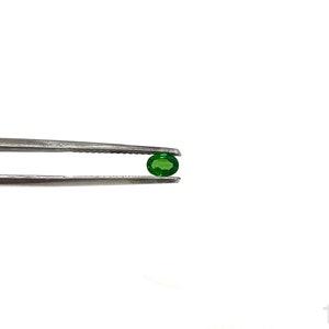 Facetado Natural Vivid Verde Tsavorita Granate - Oval
