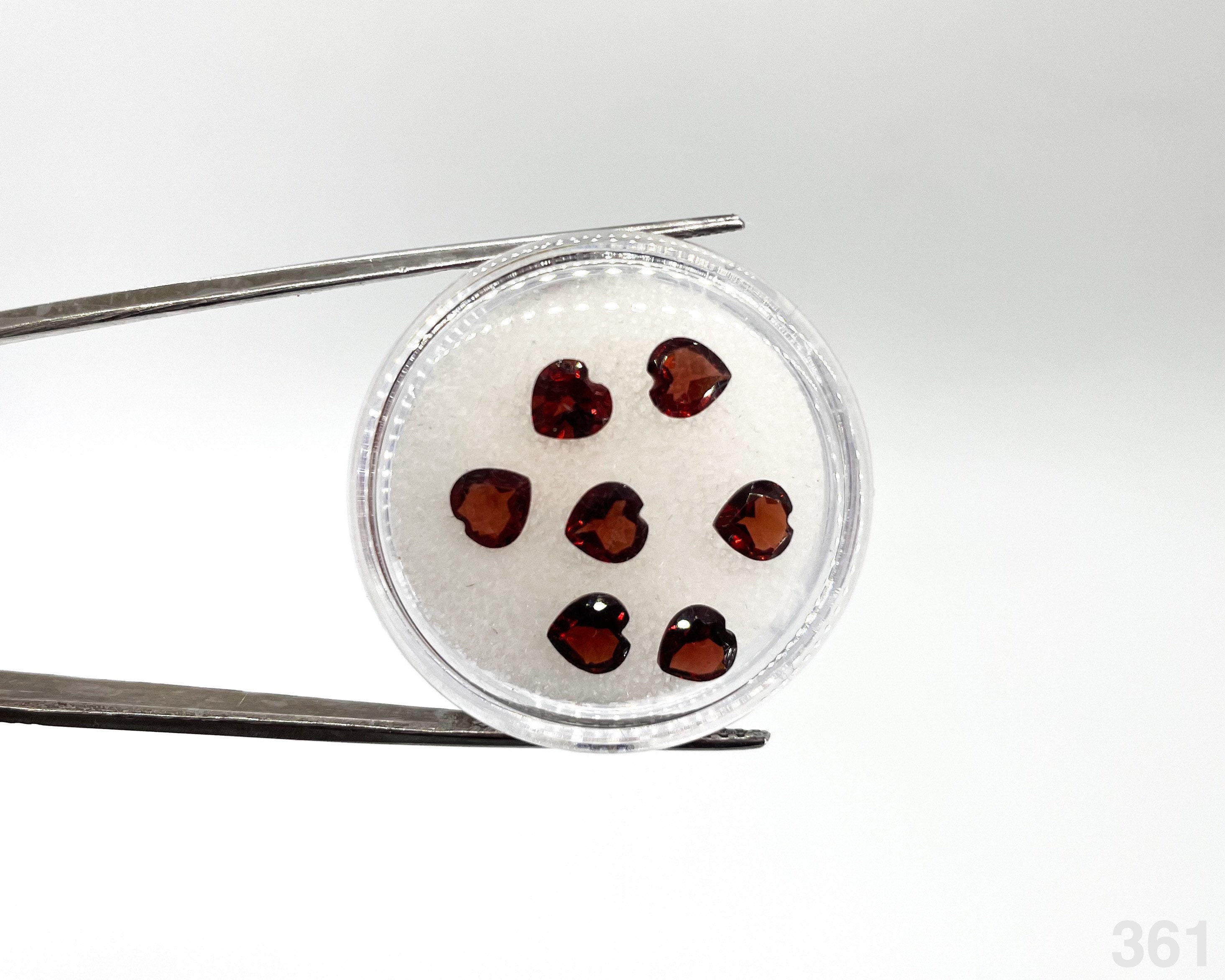 Perline Di Granato Rosso Sfaccettato Naturale 4mm 6mm 8mm 10mm Perline - Foto 7