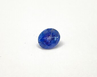 Zaffiro blu dello Sri Lanka naturale sfaccettato- Ovale