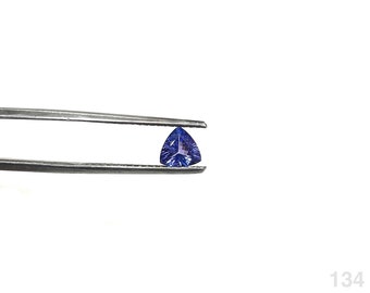 Faceted Natural Tanzanite - Trillion