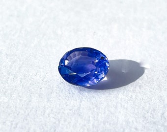 Zaffiro blu-viola sfaccettato naturale dello Sri Lanka - Ovale