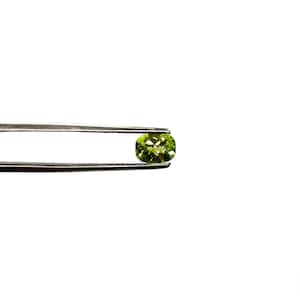 Faceted Natural Peridot - Rectangle Cushion Cut