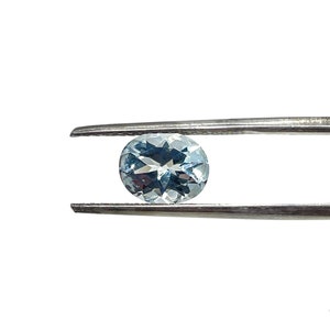 Faceted Natural Blue Afghanistan Aquamarine - Oval