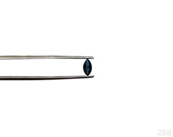 Faceted Natural Blue Sapphire - Marquise