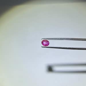 Cabochon Heat Treated Natural Red Star Ruby - Oval