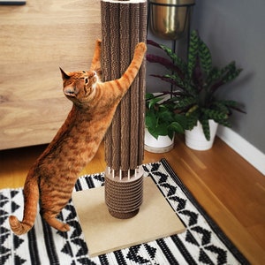 Marina City Cat Scratching Post, Chicago Architecture, Skyscraper Cardboard Cat Scratcher, Unique Fun Gift for Cat Lovers