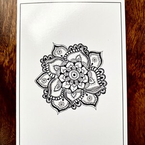 Carte de voeux de fleur (paquet de 10)