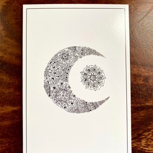Tarjeta de felicitación Sol y Luna (Paquete de 10)