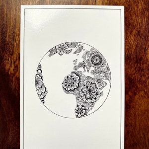 Globe Greeting Card (Pack de 10)