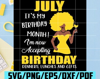 Download Birthday Month Svg Etsy