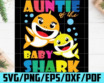 Free Free 135 Auntie Shark Svg Free SVG PNG EPS DXF File