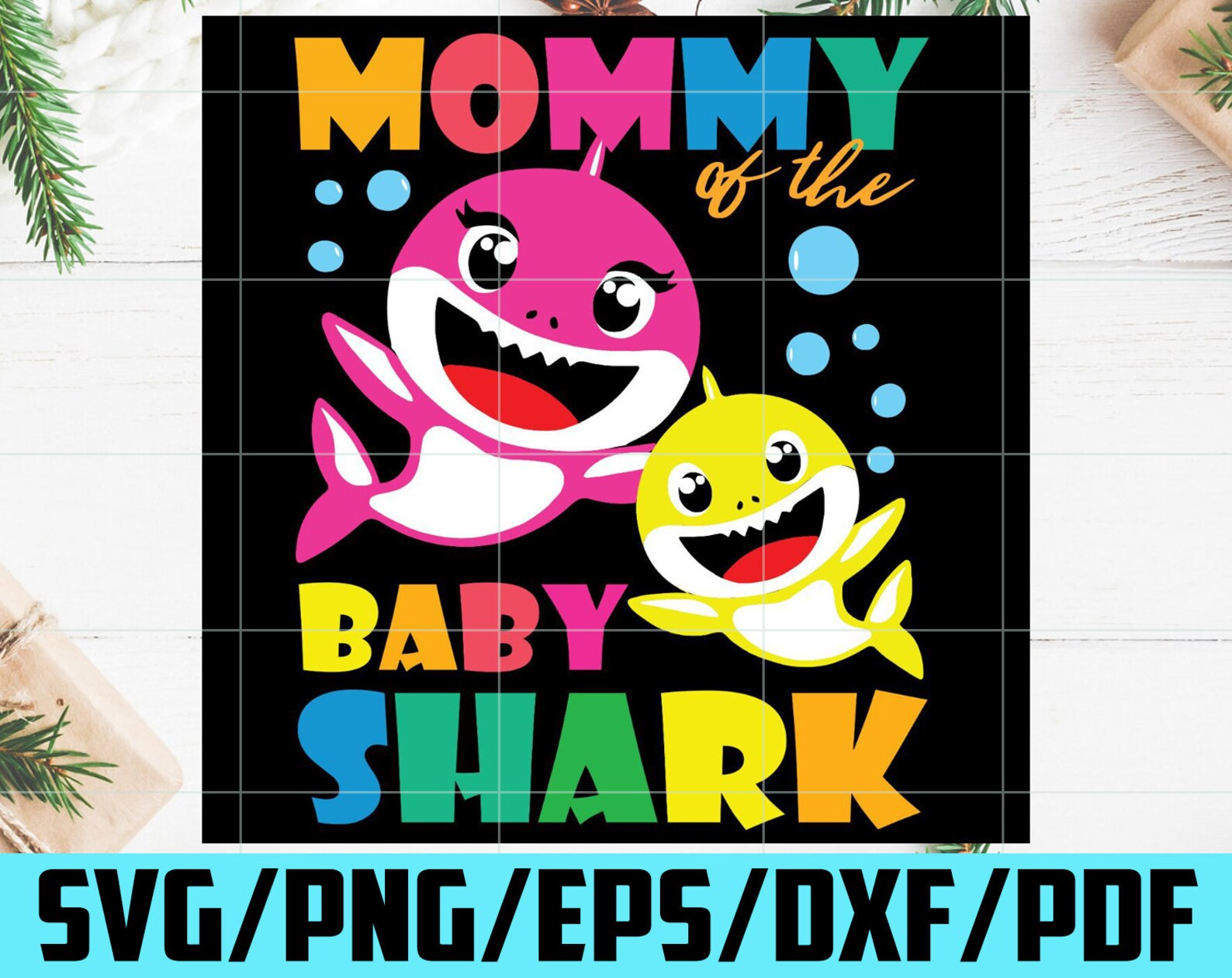 Download Mommy Of The Baby Shark Svg Trending Svg Baby Shark Svg | Etsy