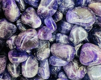 Wholesale Tumbled Amethyst Crystal- FREE SHIPPING - Bulk Amethyst