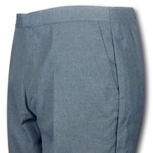 Grey Polyester &#39;Classic&#39; School Uniform Short Trousers With An Elastic Back