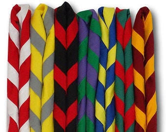 Boy Scout, Cub Scout & Girl Guide Neckers. Various Colour Combinations.