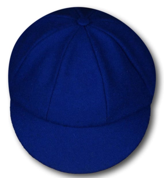 Royal Blue Wool Flannel School Cap - Etsy