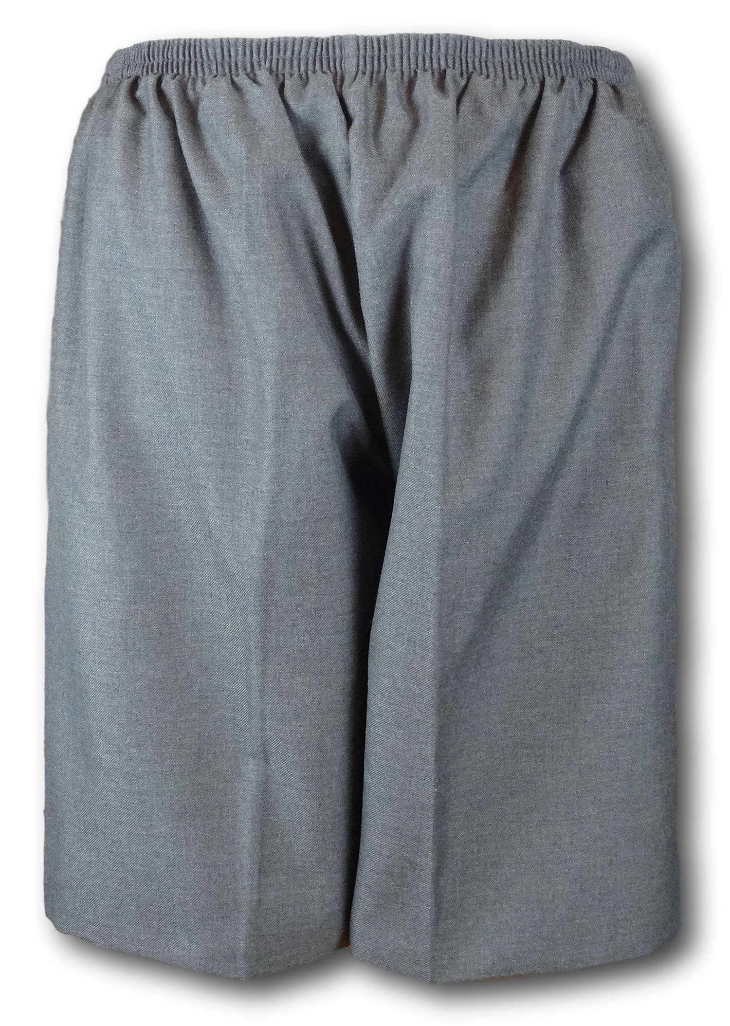 Classic School Grey Wool Worsted Short Trousers With an Elastic