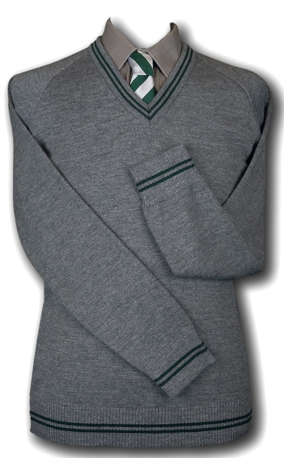 Grey uniform sweater cheap