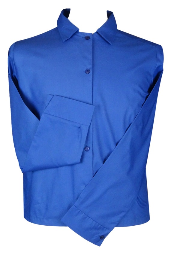 Reproduction Royal Blue Girl Guide Uniform Blouse With Pockets