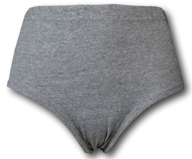 Grey Double Gusset Girls School & Gym Knickers by David Luke Etsy