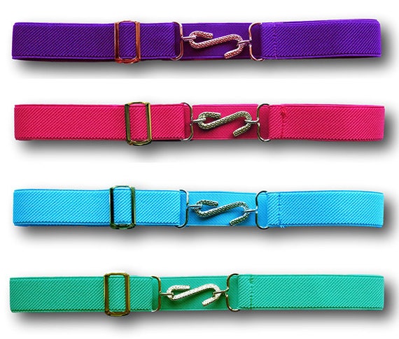 Traditional Elasticated Snake Belt in Various Colours - Etsy