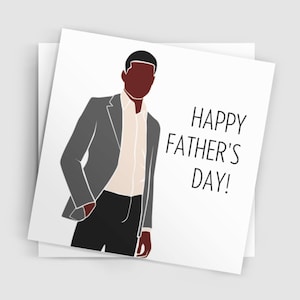 Tarjeta de felicitación del día del padre para padre, tío, hermano, amigo, primo, abuelo, marido, novio, cuñado, padrastro, hermano