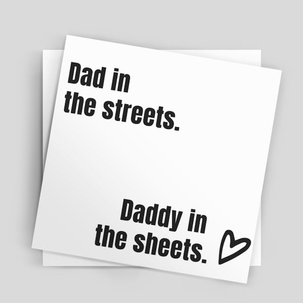 Father's Day Greeting Card Romantic, Significant Other, Lover