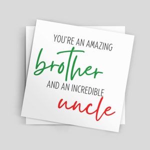 Carte de voeux fête des pères pour frère, beau-frère, beau-frère