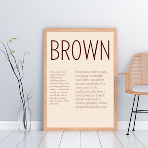 Brown definition Printable Wall People Wall Decor Black Love Art  Melanin Wall Poster Black Pride Unframed Digital Download