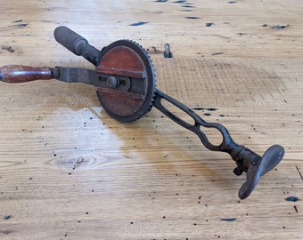 Vintage Hand Crank Drill Vintage Hand 
