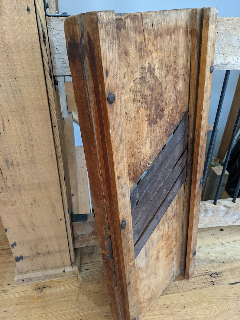 Massive Antique Cabbage Cutter Kitchen Tools Sauerkraut Maker Extra