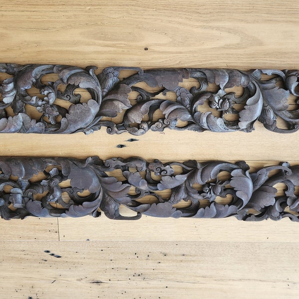 Carved Wood Panel Etsy