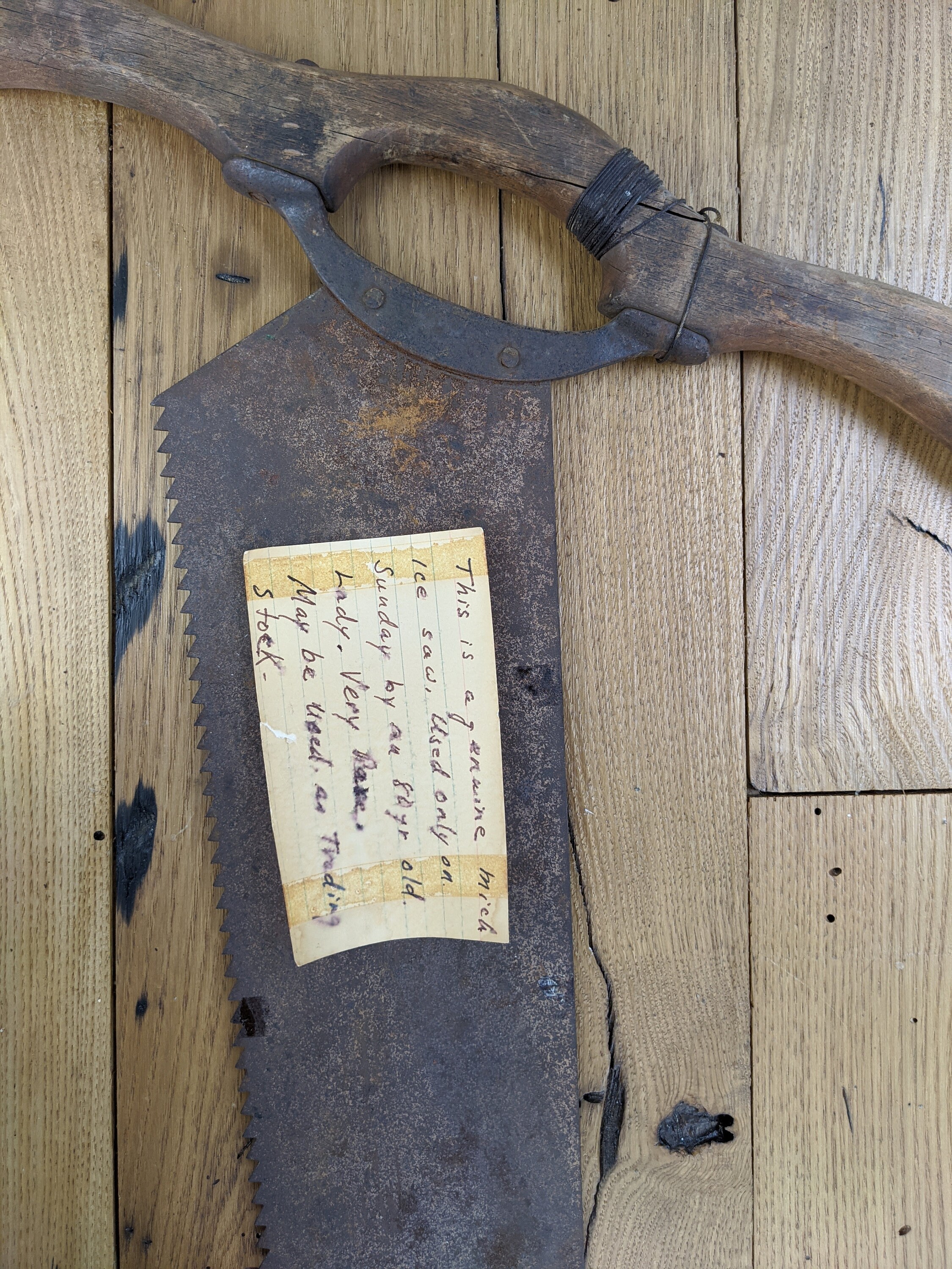 Antique Ice Saw Antique Saw Wall Hanging Farmhouse / Etsy Australia