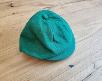 Vintage Junior Kids/Child’s Size Cricket Cap - English Eton News Boy Hat - Newsboy Hat c1950s