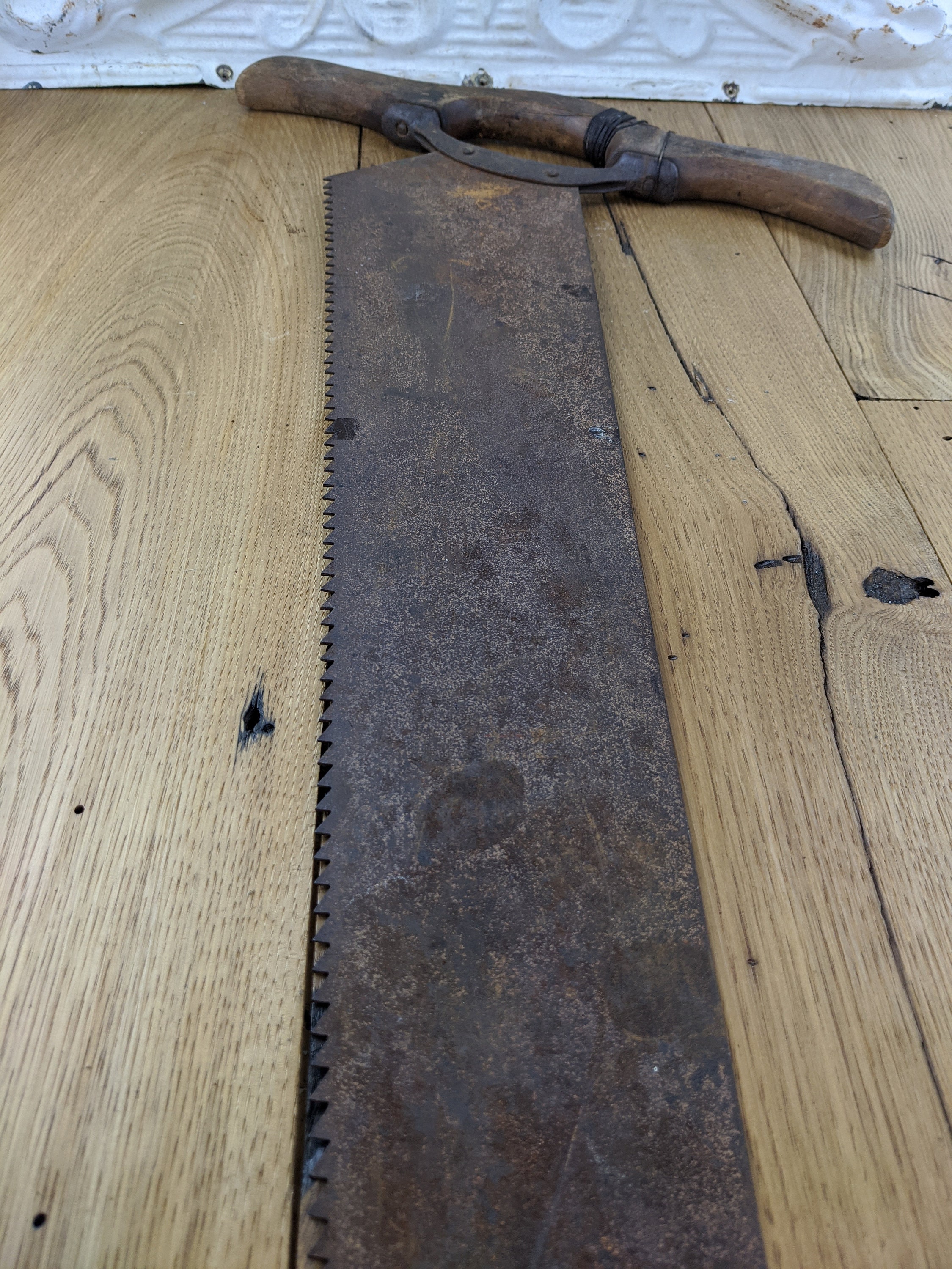 Antique Ice Saw Antique Saw Wall Hanging Farmhouse / Etsy Australia