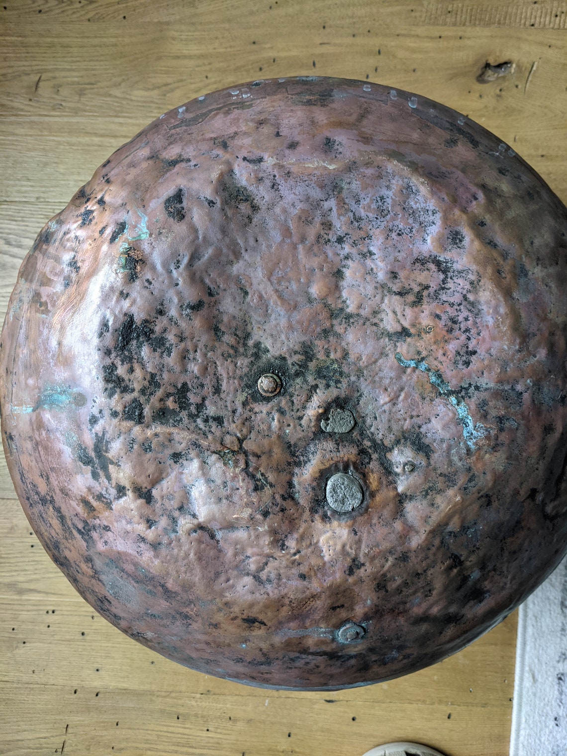 J.P. Schaum Apple Butter Copper Kettle Antique Large Copper Pot Vintage