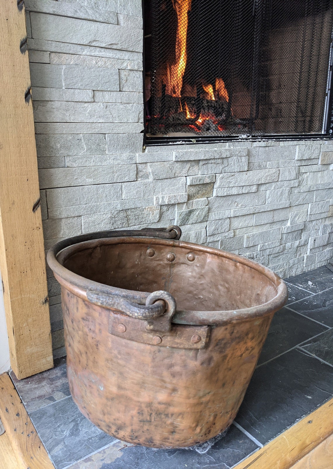J.P. Schaum Apple Butter Copper Kettle Antique Large Copper Pot Vintage