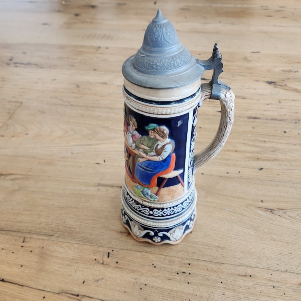 Ceramic Beer Stein Etsy