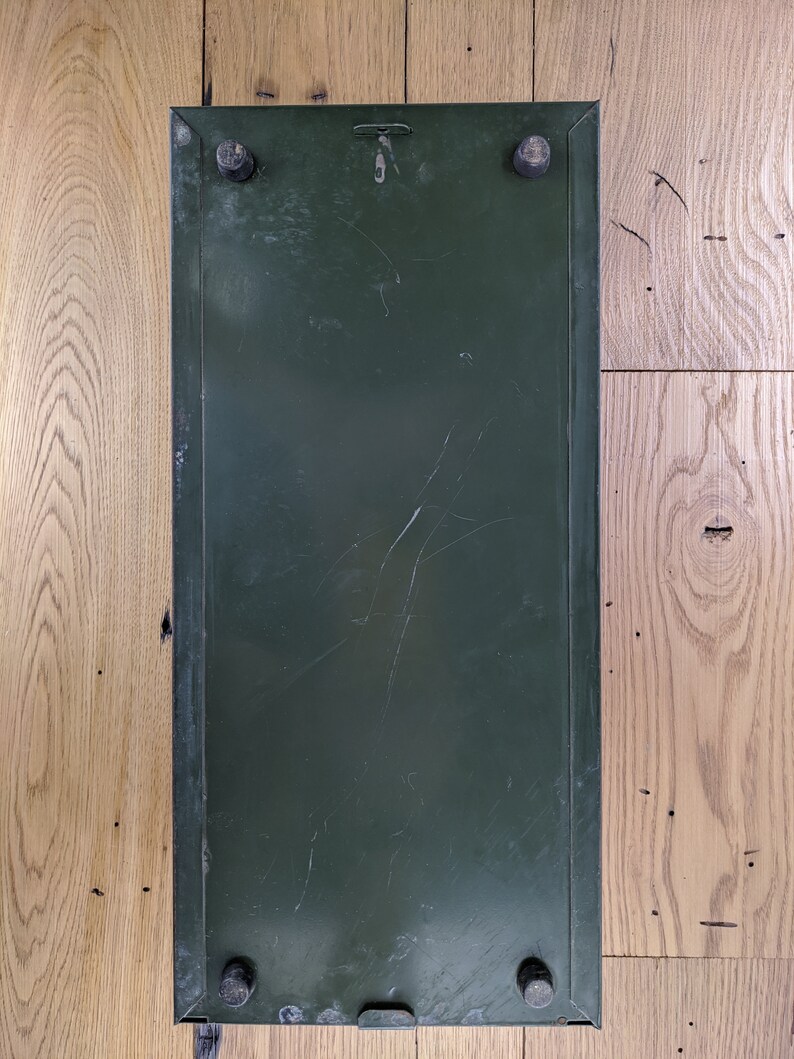 Vintage Metal Storage Bin Metal Storage Drawer Metal Etsy