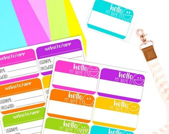Editable Student Log in Cards Usernames and Passwords Classroom ...