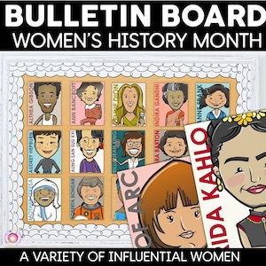 Women&#39;s History Month Posters | Bulletin Board Set