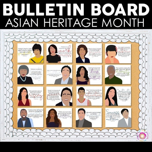 Asian Pacific Heritage Month Bulletin Board