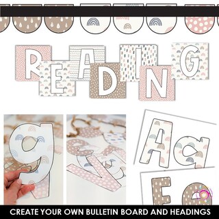 260 Lettere E Numeri Happy Day Per Aula – Decorazioni Colorate Boho Per Bacheche, Alfabeto Fai Da Te Per Bambini