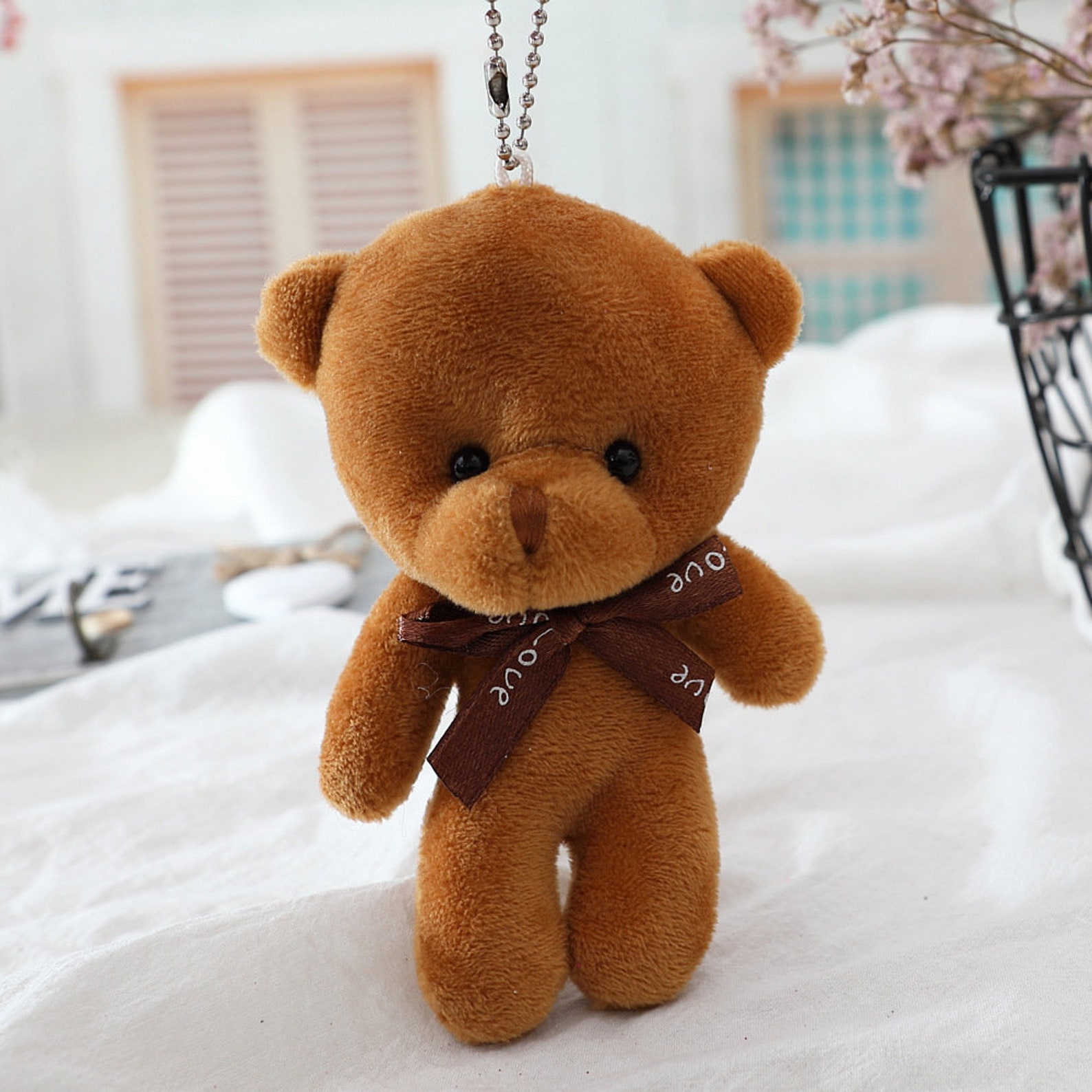 12cm Plush Teddy Bear With Key Chain Pendant Gifts For Etsy