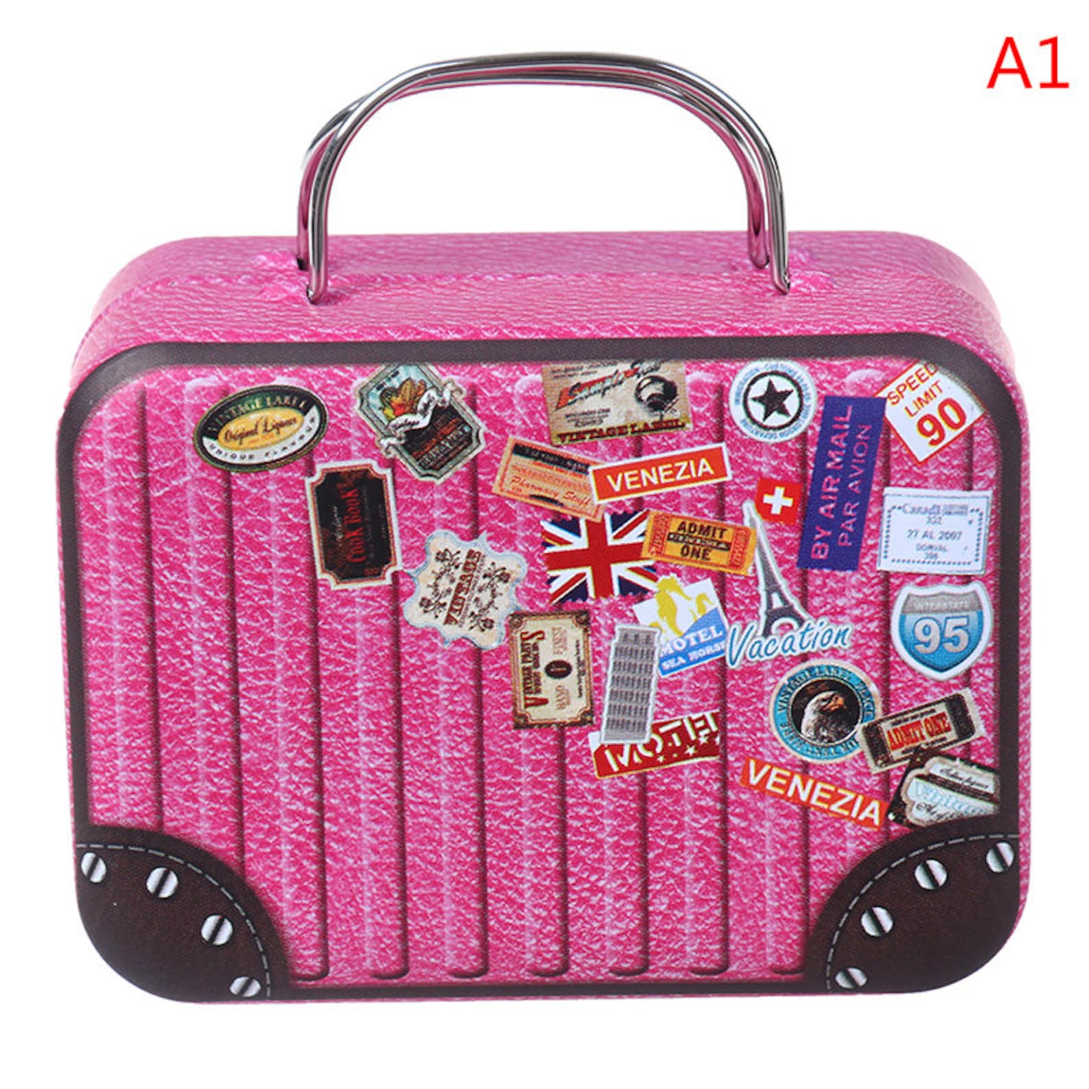Fashion Mini Suitcase for Dolls Miniature Toys Trunk Dollhouse Etsy
