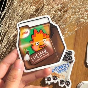 Wasserdichte Schokolade Milch Vinyl sterben geschnitten wasserdichte Aufkleber | Süße japanische Kawaii, Bullet Journal, Auto Dekoration HongKong Trinken Dekoration