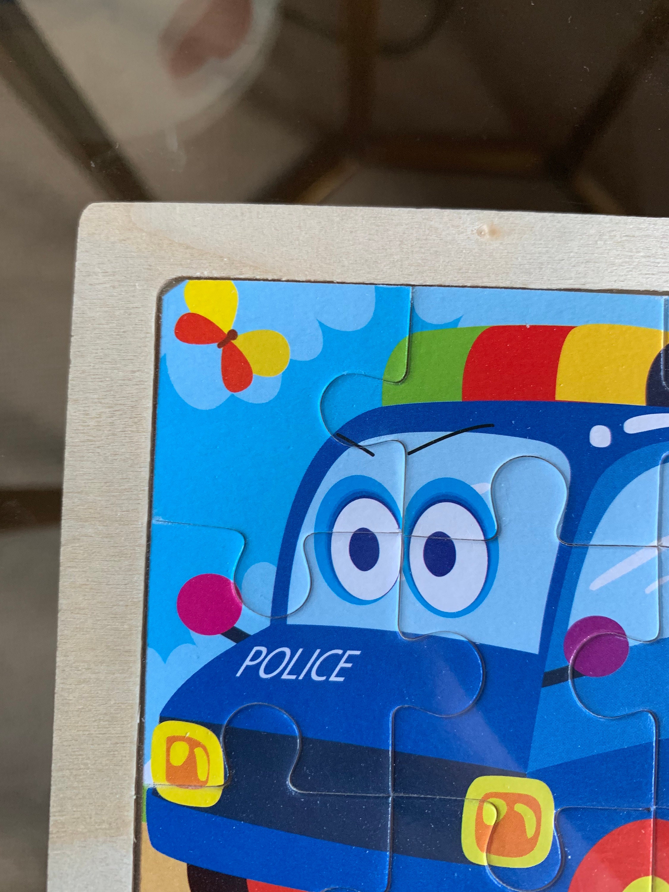 Police car Jigsaw Puzzle fun educational children's Etsy