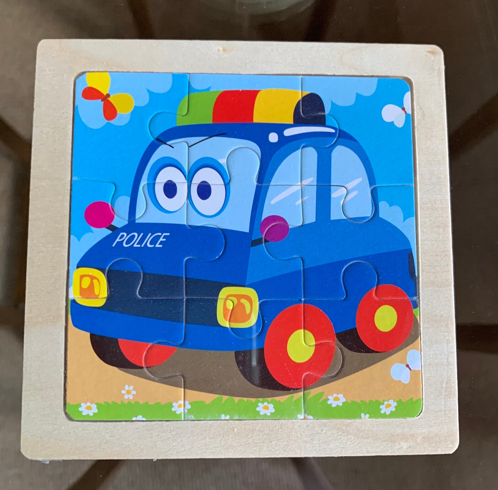 Police car Jigsaw Puzzle fun educational children's Etsy